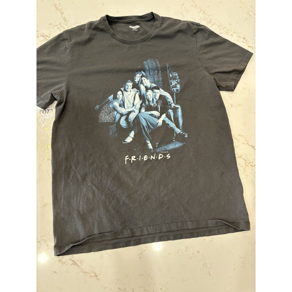 Old Navy Friends Shirt Women's Large Gray TV Show Theme Tee
